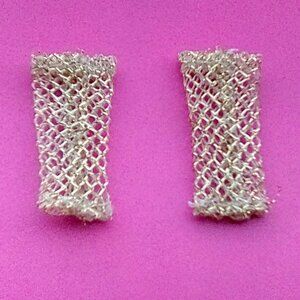 Barbie doll size Gold fishnet leg warmers